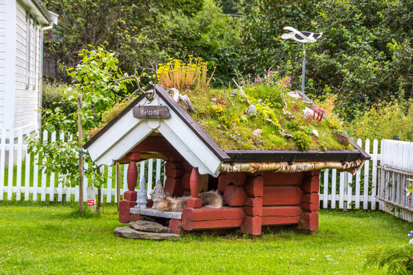 Laerdal old town in Norway