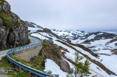 Norveç 'te Ryfylke panoramik yolu