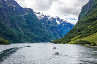 Norveç, Gudvangen 'de Naeroyfjord