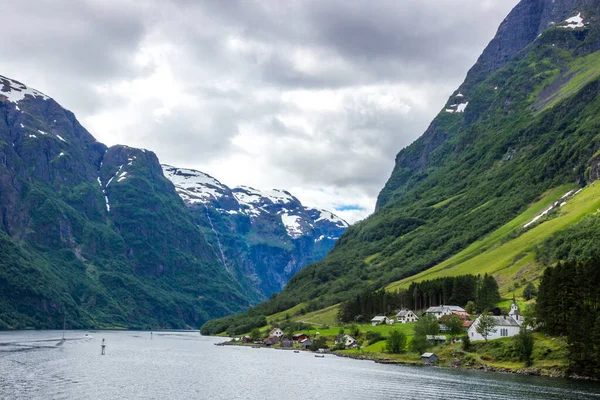 Norveç, Gudvangen 'de Naeroyfjord — Stok fotoğraf