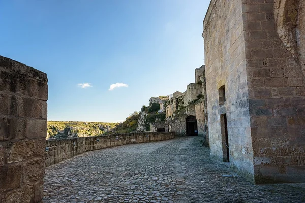 Bir şehir rocky fosillerini ve mağara konut kompleksi
