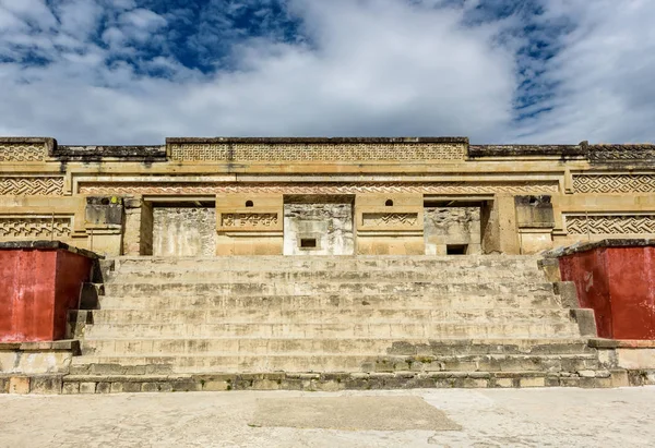 Historická památka v starobylé město Mesoamerican — Stock fotografie