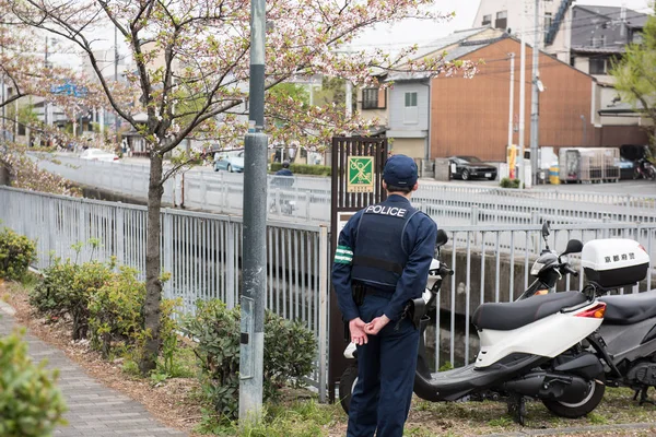 Egy japán cop-Japánban — Stock Fotó