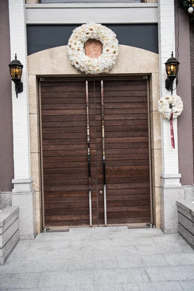 Porta olhar clássico e elegante — Fotografia de Stock