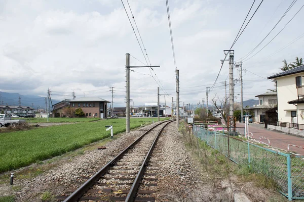 Línea ferroviaria en Japón —  Fotos de Stock