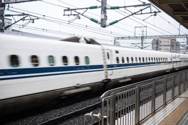 Shin Yokohama istasyonunu Japonya'da tren