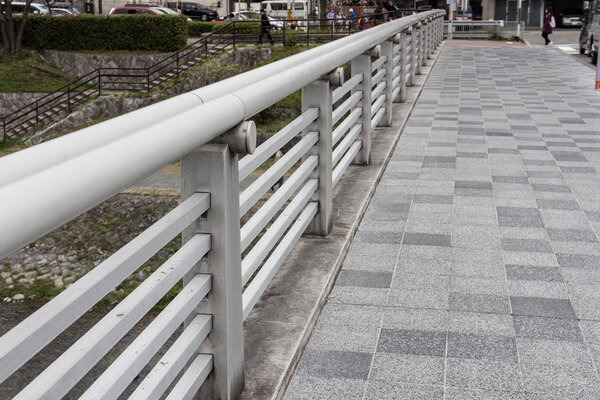 Modern walkway in Japan