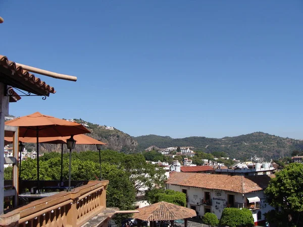 Widok Góry Taxco Meksyku Srebrne Miasto — Zdjęcie stockowe