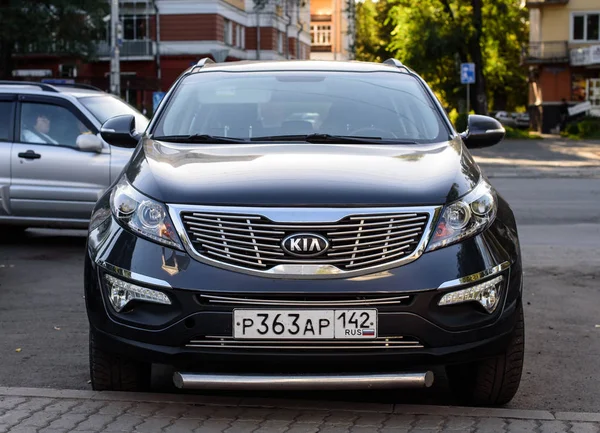 Novokuznetsk, Rusia - 3 de septiembre de 2016: KIA Sportage — Foto de Stock