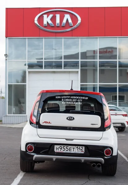 Novokuznetsk, Rusya - 20 Ağustos 2017: Kia Soul