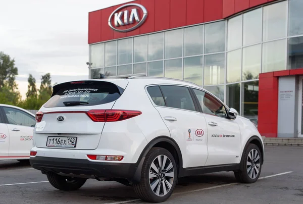 Novokuznetsk, Rusya - 20 Ağustos 2017: Kia Sportage