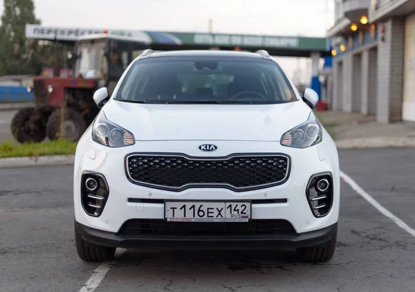Novokuznetsk, Rusya - 20 Ağustos 2017: Kia Sportage