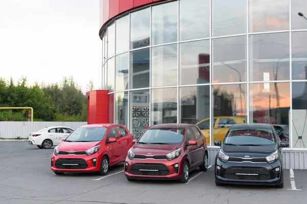 Novokuznetsk, Rusya - 20 Ağustos 2017: Kia Picanto
