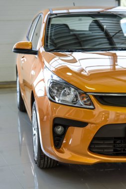 Novokuznetsk, Rusya - 24 Ağustos 2017: Kia Rio (Rio Yb)