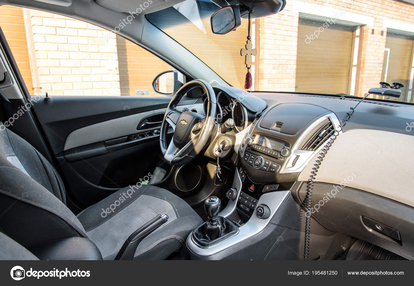 Novokuznetsk Russia November 2017 Chevrolet Cruze Interior