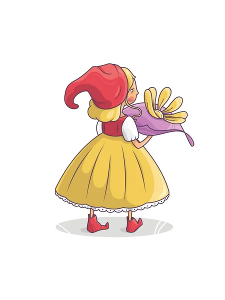 Kleine koningin fairy — Stockvector