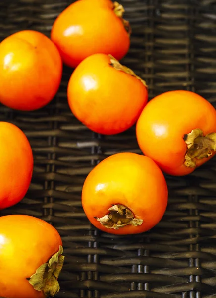 Heerlijke verse kaki fruit — Stockfoto