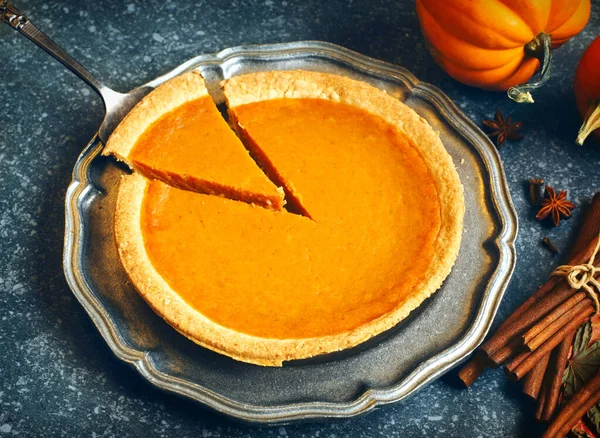 Pumpkin pie — Stock Photo, Image