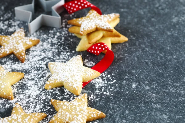 Sterren kerstkoekjes — Stockfoto