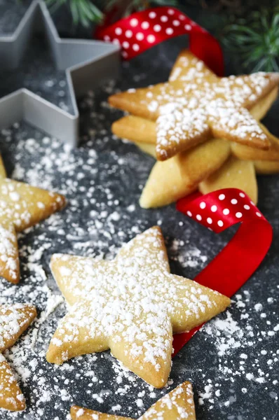 Christmas Star Cookies — Stock Photo, Image