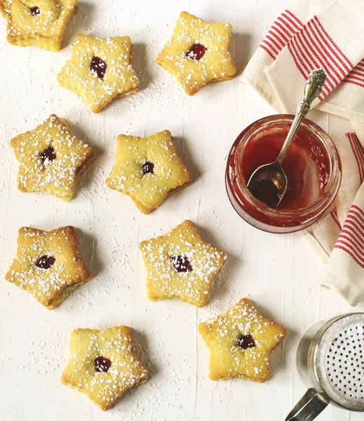 Linzer ciasteczka — Zdjęcie stockowe