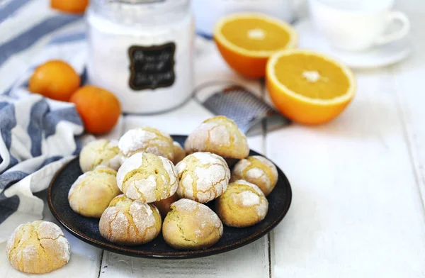 Biscotti all'arancia fatti in casa — Foto Stock