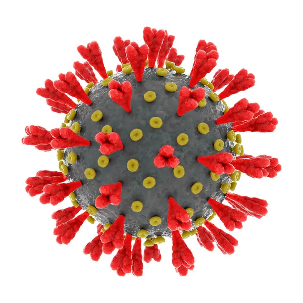 Şiddetli akut solunum sendromu Coronavirus 2 beyaz üzerinde covid 19 'a neden oluyor.
