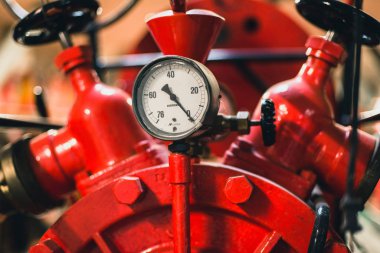 Basınç metre eski itfaiye.
