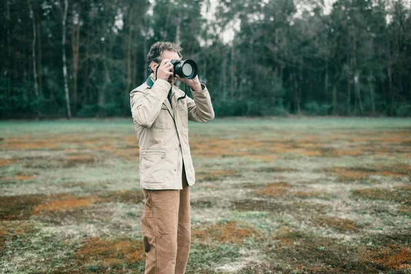 Fotograf fotografiert — Stockfoto