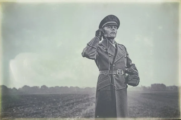 Officier van de jaren 1940 — Stockfoto