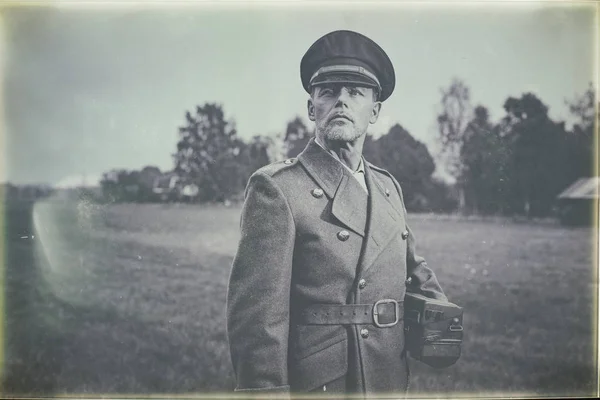 Officier van de jaren 1940 — Stockfoto