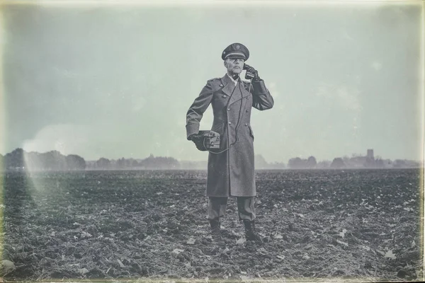 Officier van de jaren 1940 — Stockfoto