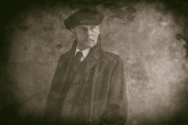 Retro 1920'lerde İngiliz gangster 