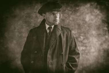 Retro 1920'lerde İngiliz gangster 