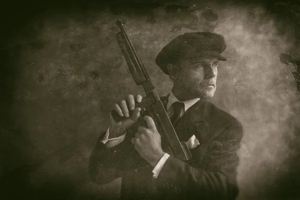 Retro z roku 1920 anglické gangster — Stock fotografie