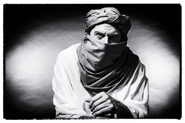 Homme berbère portant turban — Photo