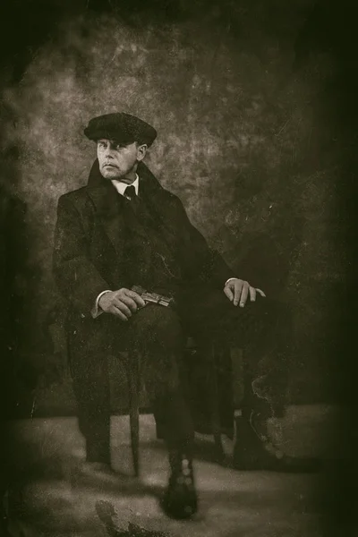 Gángster inglés retro 1920 —  Fotos de Stock