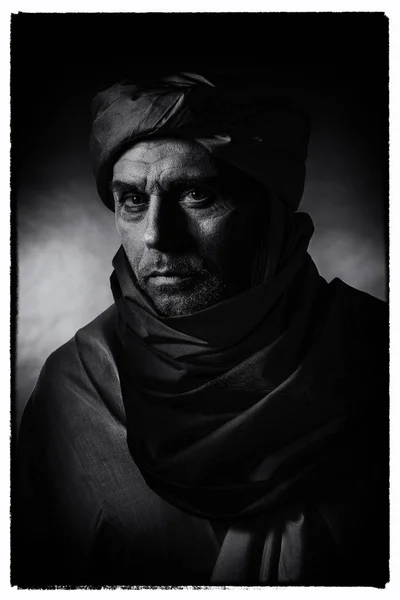 Uomo berbero con turbante — Foto Stock