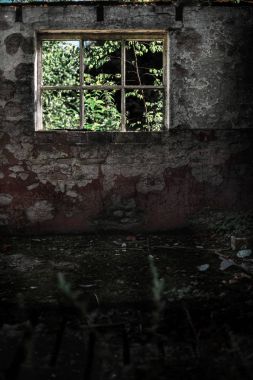 Pencere çerçevesi ile kavurucu duvar 