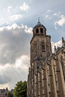 Deventer şehrin eski kilise 