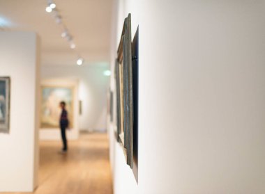 Sanat beyaz duvar 