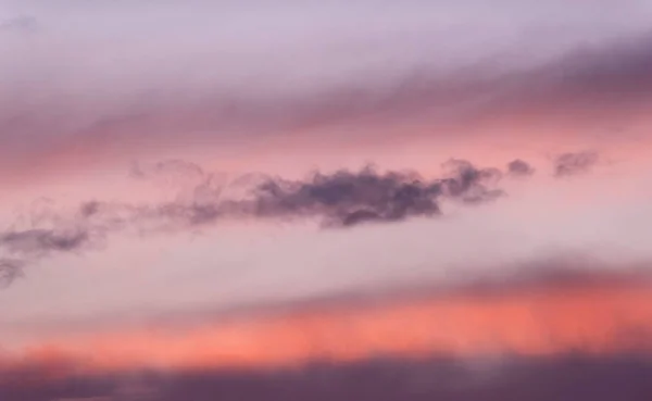 Coloured clouds during sunset — Stock Photo, Image