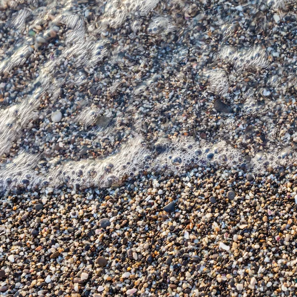 Onda del mare sulla spiaggia — Foto Stock