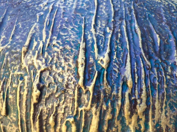 Текстурированный Фрагмент Бронзовой Скульптуры — стоковое фото