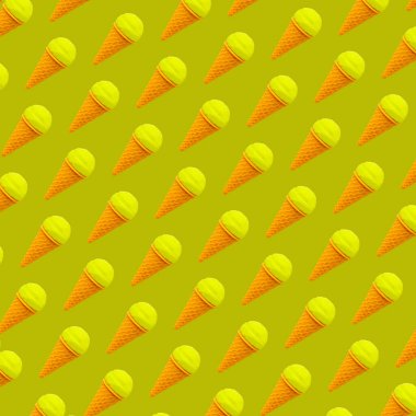 Renkli dondurma deseni. Yaz zamanı arkaplanı.