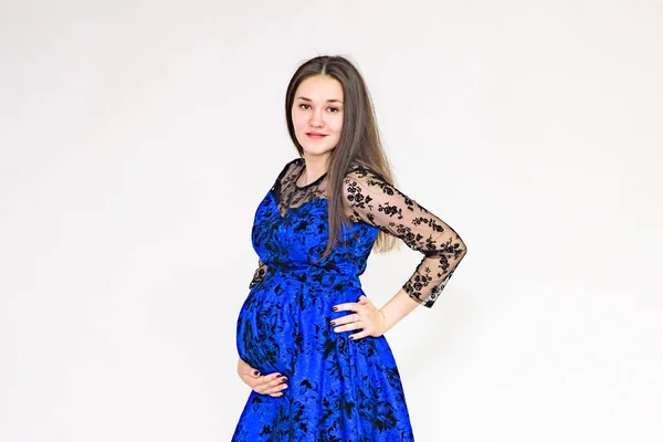 Ich Bin Schwanger Und Sehr Glücklich Darüber Porträt Einer Schwangeren — Stockfoto