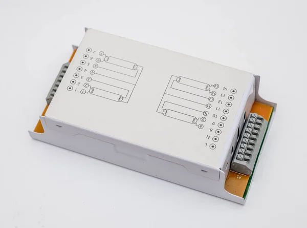 Foto Van Reserveonderdelen Van Nieuwe Transformator Van Elektrische Apparatuur — Stockfoto