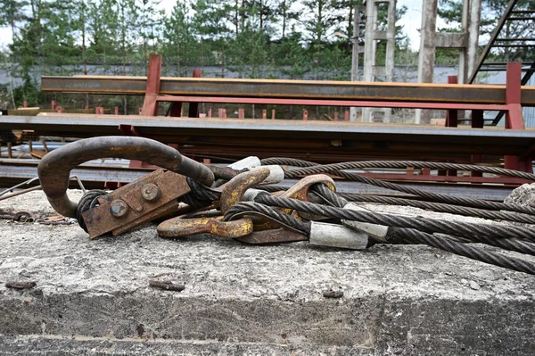 Foto Paller Utendørs Svart Metall – stockfoto