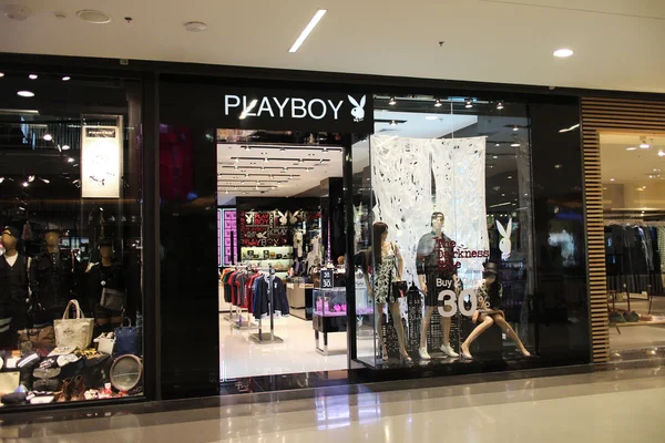 Playboy tienda Dentro del Festival Central — Foto de Stock