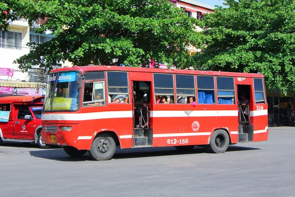 Old bus of Prempracha company — Stock Photo, Image
